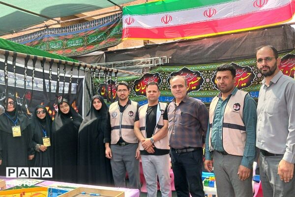 بازدید قائم مقام معاون وزیر سازمان دانش‌آموزی از فعالیت های موکب عشاق‌الحسین(ع)