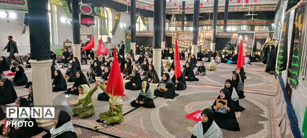 تجدید میثاق دانش‌آموزان شهر جعفریه با آرمان‌های رهبر شهید