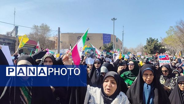 حماسه آفرینی مردم اراک در روز قدس