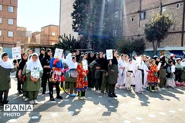 حضور مسئولان آموزش و پرورش در دبستان رضوان به مناسبت هفته تربیت بدنی