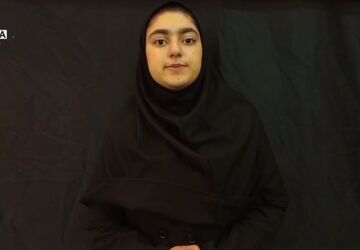شور مهدوی در دبیرستان حضرت فاطمه(س) کردکوی همزمان با نیمه شعبان