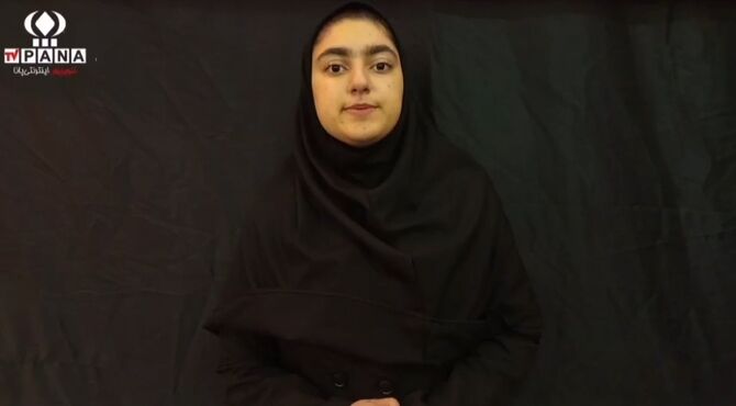 شور مهدوی در دبیرستان حضرت فاطمه(س) کردکوی همزمان با نیمه شعبان