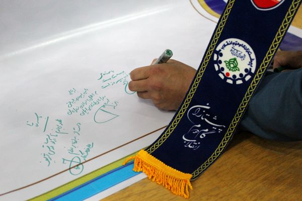 حضور قائم‌مقام سازمان دانش آموزی کشور در جمع پیشتازان معتکف گرمه 