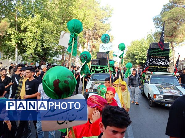 حرکت نمادین کاروان بندی اسد روستای فدافن و آیین نخل گردانی در کاشمر 