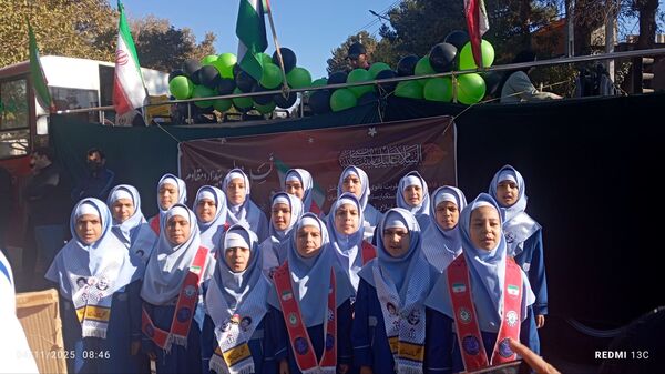 راهپیمایی ۱۳ آبان و روز دانش آموز در نیشابور 