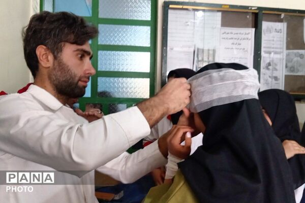 دبیرستان هاجر دیشموک، میزبان برنامه‌ای با محوریت پدافند غیرعامل