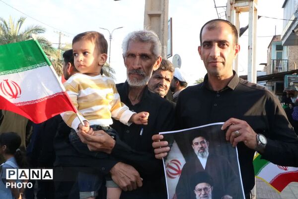 اعلام بیعت تمام قد مردم فهرج با پرچمدار انقلاب