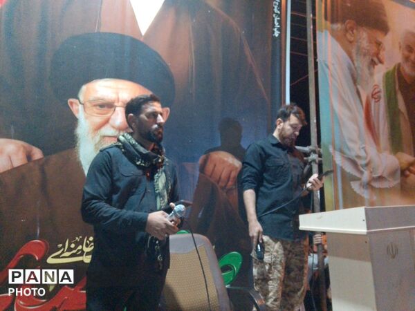 حماسه‌ای دیگر در شهرستان کهنوج با حضور مردم 