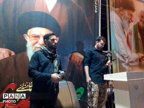 حماسه‌ای دیگر در شهرستان کهنوج با حضور مردم 