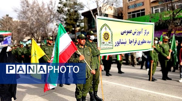 راهپیمایی یوم الله۲۲بهمن در شهرستان نیشابور 