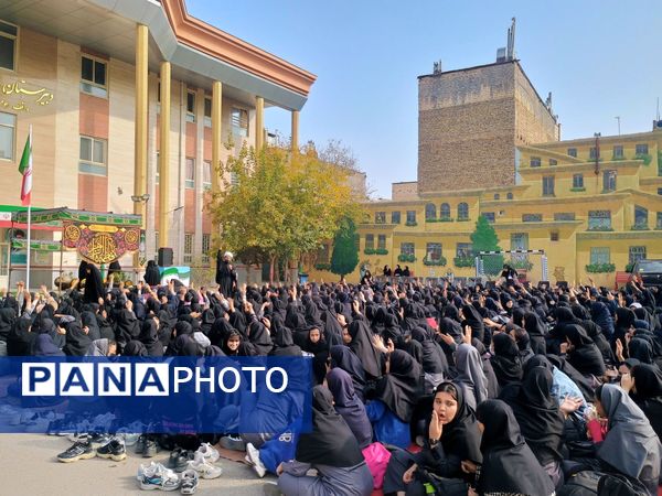 یادوراه شهادت حضرت فاطمه زهرا در مدرسه هوشیار