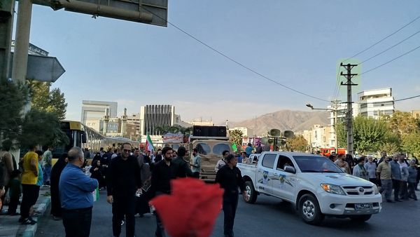 تشییع دو شهید دفاع مقدس در البرز 