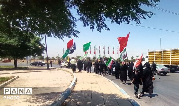 دسته عزاداری شهدای  ایران خودرو در ظهر عاشورا