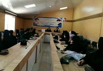 صدای دختران هشترودی در قرارگاه شهری طنین انداز شد