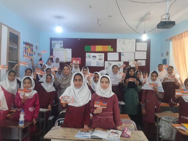 جشن روز دختر در دبستان دخترانه شهید علی‌رضایی