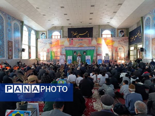 نماز عبادی سیاسی جمعه در روستای مزده خلیل آباد 