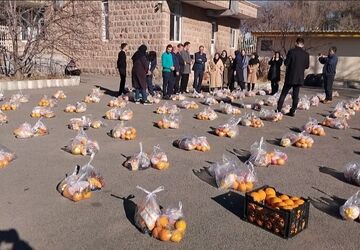 سفره های مهربانی یلدا در بهزیستی اهر 