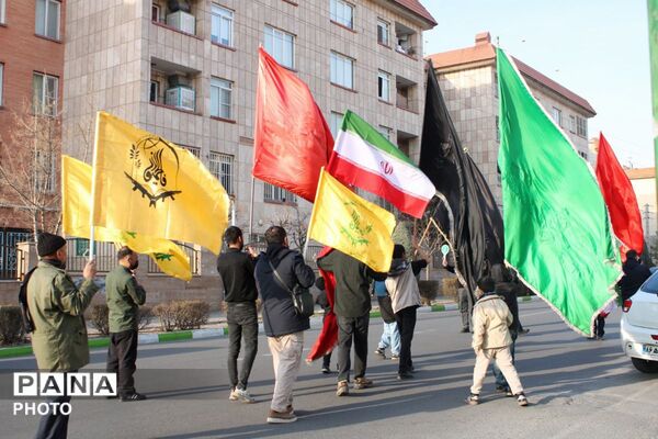 اجتماع خونخواهان و منتقمین شهادت حضرت آیت الله الامام شهید سید علی خامنه ای در پردیس