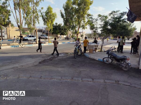 برپایی موکب هیأت میثم تمار مدرسه شهید چمران ابرکوه  در ایام محرم