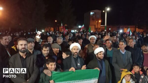 راهپیمایی باشکوه مردم کوهنانی برای بیعت با رهبر انقلاب