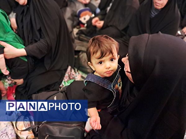 مراسم شیرخوارگان حسینی در حسینیه عاشقان ثارالله قائمشهر