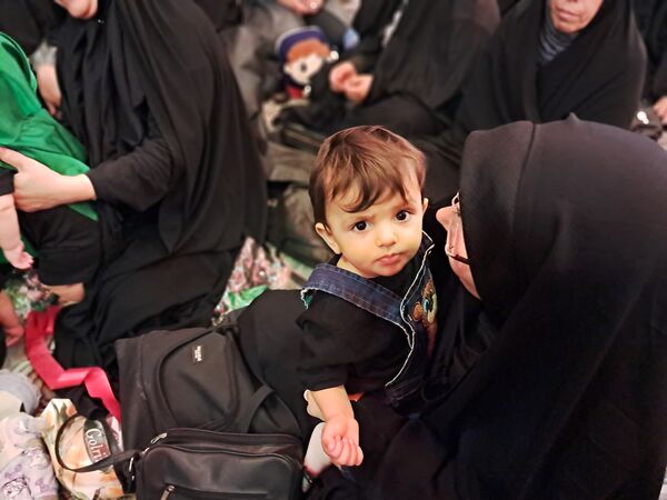 مراسم شیرخوارگان حسینی در حسینیه عاشقان ثارالله قائمشهر