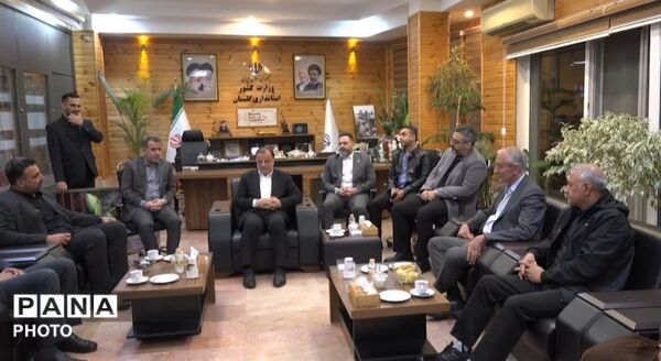دیدار رئیس و اعضای هیات رئیسه فدراسیون دوومیدانی با استاندار گلستان