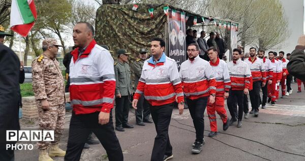 رزمایش جان‌فدا برای ایران امام رضایی در سراب