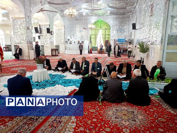 غبارروبی مزار امامزاده سید حمزه کاشمر 