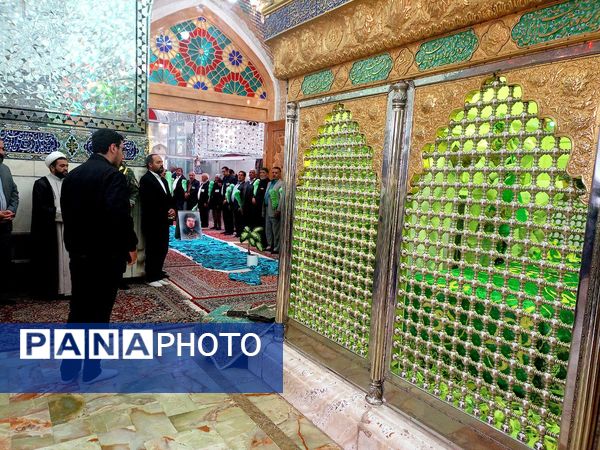 غبارروبی مزار امامزاده سید حمزه کاشمر 