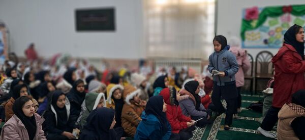 قرائت دعای توسل در آموزشگاه شهید رزمی خلیل آباد 