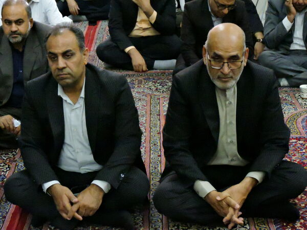 گرامیداشت شهدای هفته دولت در مسجد حظیره یزد