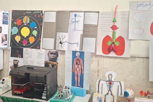 بازدید مسئولان آموزشی مقطع ابتدایی از طرح جابر بن حیان در دبستان ایمان