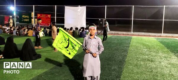 مراسم سوگواری رهبر شهید امام قائد در روستای زیارت پیرکرکان قلعه‌گنج 