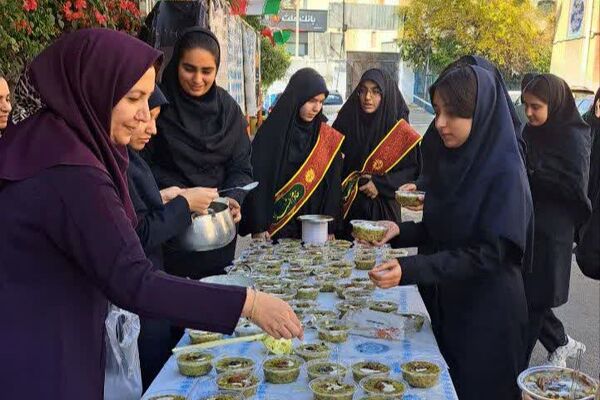مراسم ایام فاطمیه و موکب فاطمی در دبیرستان علامه اقبال 