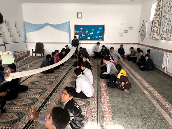گرامیداشت ایام فاطمیه در دبیرستان خاتم الانبیا خاتم