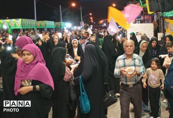 مهمانی یک کیلومتری عید غدیر در لارستان
