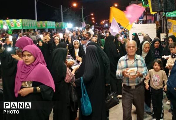 مهمانی یک کیلومتری عید غدیر در لارستان