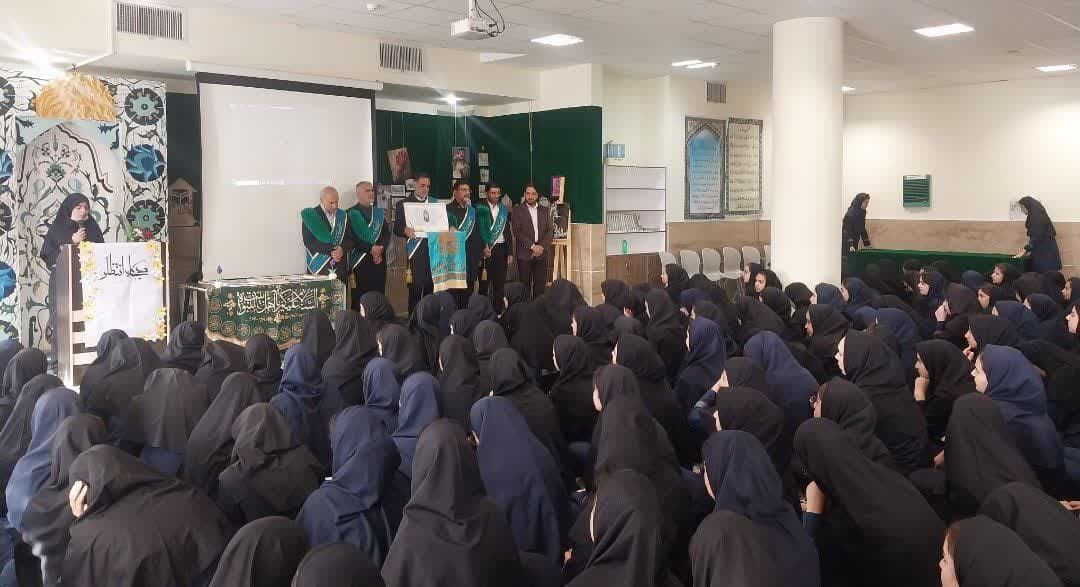حضور خدام افتخاری مسجد جمکران در هنرستان نمونه میرجلیلی