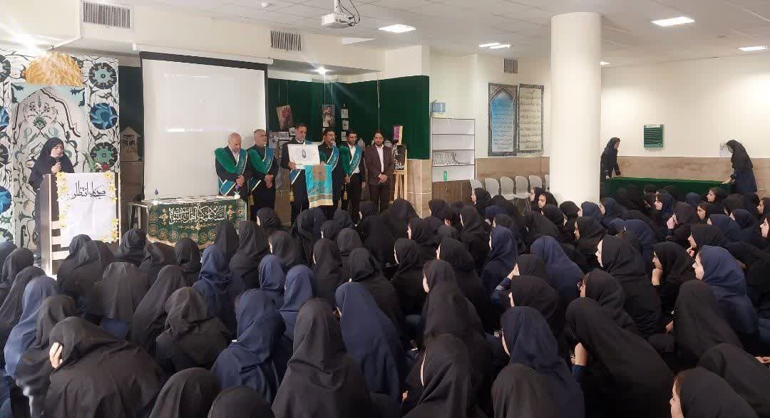 حضور خدام افتخاری مسجد جمکران در هنرستان نمونه میرجلیلی