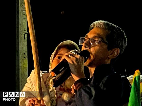 مراسم وداع با پیکر مطهر سردار شهید غلامرضا محمد زاده