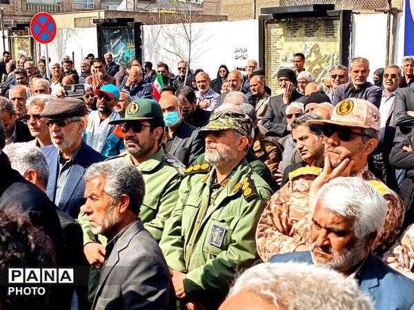 تشیع پیکر مطهر سردار شهید غلامرضا محمد زاده