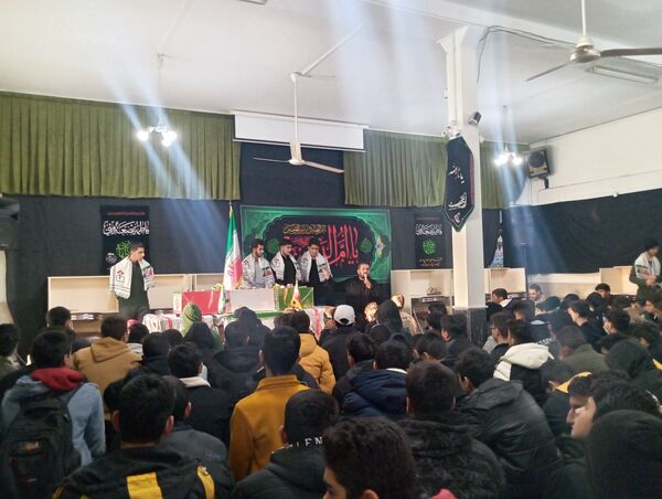 استقبال از شهید گمنام  در دبیرستان شاهد امام ابوذرغفاری 