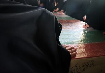 دیدار با شهید تازه تفحص شده در معراج شهدای اهواز