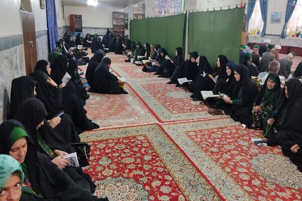 مراسم روز عرفه در مسجد جامع شهر بار 