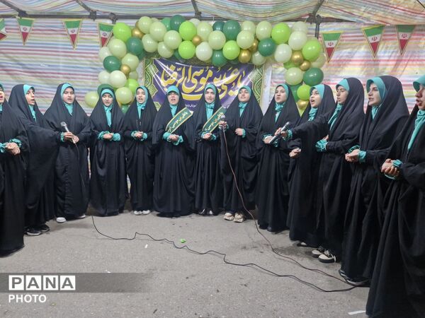 جشن میلاد امام رضا(ع) در غرفه آموزش‌وپرورش مرند