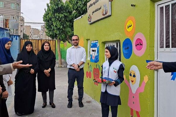 افتتاحیه پایگاه استاندارد تغذیه سالم مدرسه فتح