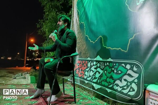 هیئت عزاداری آقا ابا عبدالحسین در  شب عاشورا حسینی در شهر بار نیشابور 