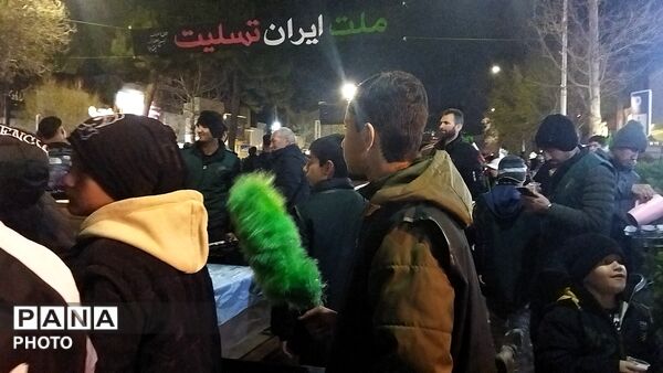 موکب مردمی شهید مصطفی صدر زاده در شب  ۲۳ ماه رمضان 