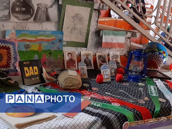 نمایشگاه دختران آفتاب در دوره اردوهای متمرکز شهر تهران